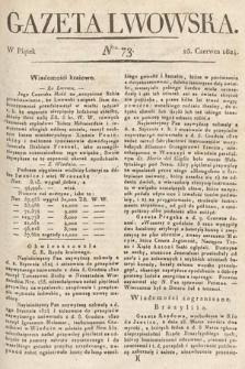 Gazeta Lwowska. 1824, nr 73