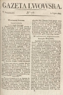 Gazeta Lwowska. 1824, nr 77