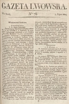 Gazeta Lwowska. 1824, nr 78