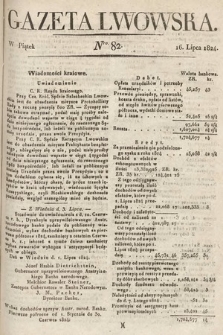Gazeta Lwowska. 1824, nr 82
