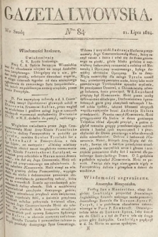 Gazeta Lwowska. 1824, nr 84