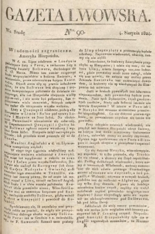 Gazeta Lwowska. 1824, nr 90
