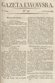 Gazeta Lwowska. 1824, nr 91