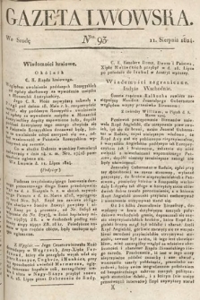 Gazeta Lwowska. 1824, nr 93
