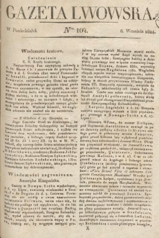 Gazeta Lwowska. 1824, nr 104