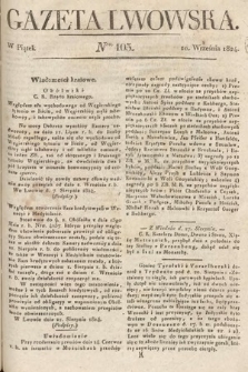 Gazeta Lwowska. 1824, nr 105