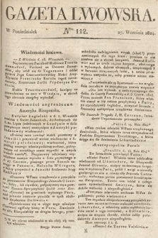 Gazeta Lwowska. 1824, nr 112