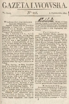 Gazeta Lwowska. 1824, nr 115