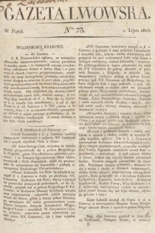 Gazeta Lwowska. 1825, nr 73