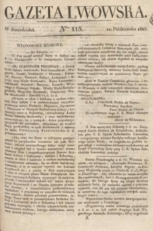 Gazeta Lwowska. 1825, nr 115
