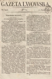 Gazeta Lwowska. 1826, nr 4