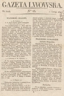 Gazeta Lwowska. 1827, nr 15