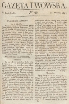 Gazeta Lwowska. 1827, nr 46