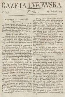 Gazeta Lwowska. 1827, nr 48