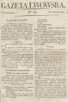 Gazeta Lwowska. 1827, nr 49