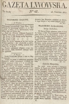 Gazeta Lwowska. 1827, nr 67
