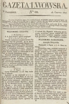 Gazeta Lwowska. 1827, nr 69