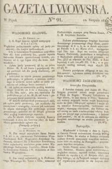 Gazeta Lwowska. 1827, nr 91