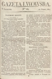 Gazeta Lwowska. 1827, nr 94