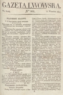 Gazeta Lwowska. 1827, nr 101
