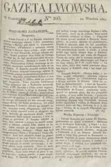 Gazeta Lwowska. 1827, nr 103