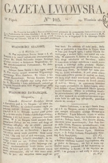 Gazeta Lwowska. 1827, nr 105