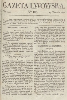 Gazeta Lwowska. 1827, nr 107