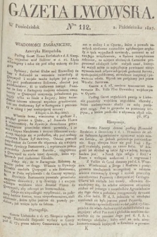 Gazeta Lwowska. 1827, nr 112