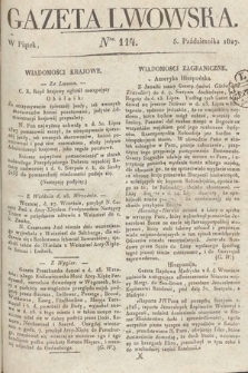 Gazeta Lwowska. 1827, nr 114