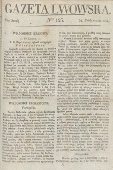 Gazeta Lwowska. 1827, nr 125