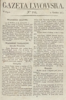 Gazeta Lwowska. 1827, nr 141