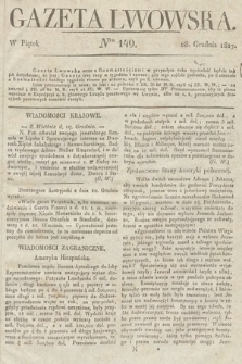 Gazeta Lwowska. 1827, nr 149