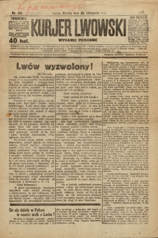 Kurjer Lwowski (wydanie poranne). 1918, nr 516