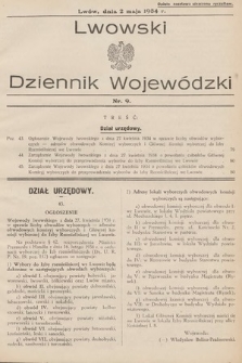Lwowski Dziennik Wojewódzki. 1934, nr 9