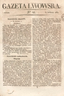 Gazeta Lwowska. 1837, nr 41