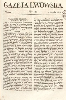 Gazeta Lwowska. 1837, nr 89