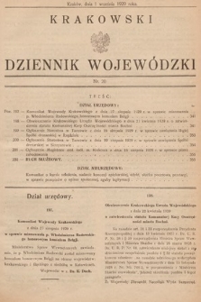 Krakowski Dziennik Wojewódzki. 1929, nr 20
