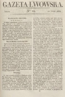 Gazeta Lwowska. 1838, nr 18