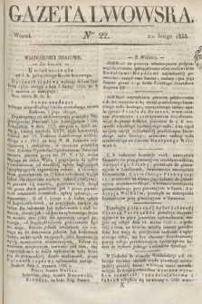 Gazeta Lwowska. 1838, nr 22
