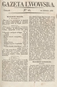 Gazeta Lwowska. 1838, nr 44