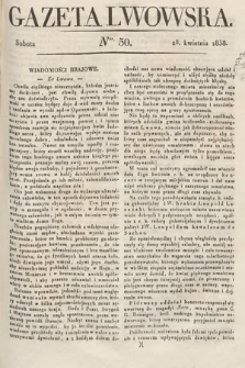 Gazeta Lwowska. 1838, nr 50