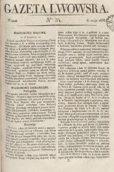 Gazeta Lwowska. 1838, nr 54