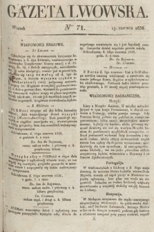 Gazeta Lwowska. 1838, nr 71