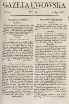 Gazeta Lwowska. 1838, nr 86