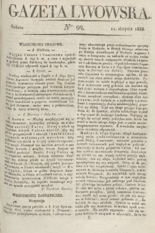 Gazeta Lwowska. 1838, nr 94