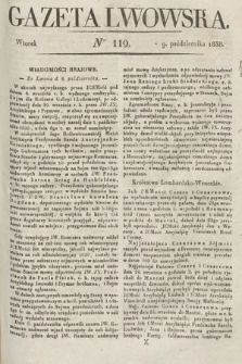 Gazeta Lwowska. 1838, nr 119