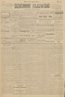Dziennik Kijowski : pismo polityczne, społeczne i literackie. 1910, nr 4