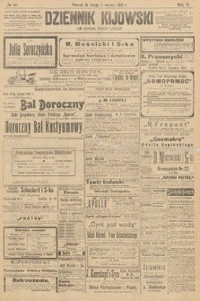 Dziennik Kijowski : pismo polityczne, społeczne i literackie. 1910, nr 44