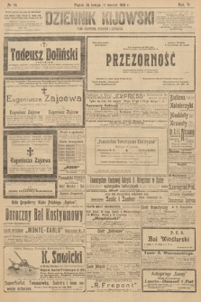 Dziennik Kijowski : pismo polityczne, społeczne i literackie. 1910, nr 54