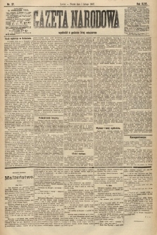 Gazeta Narodowa. 1907, nr 27